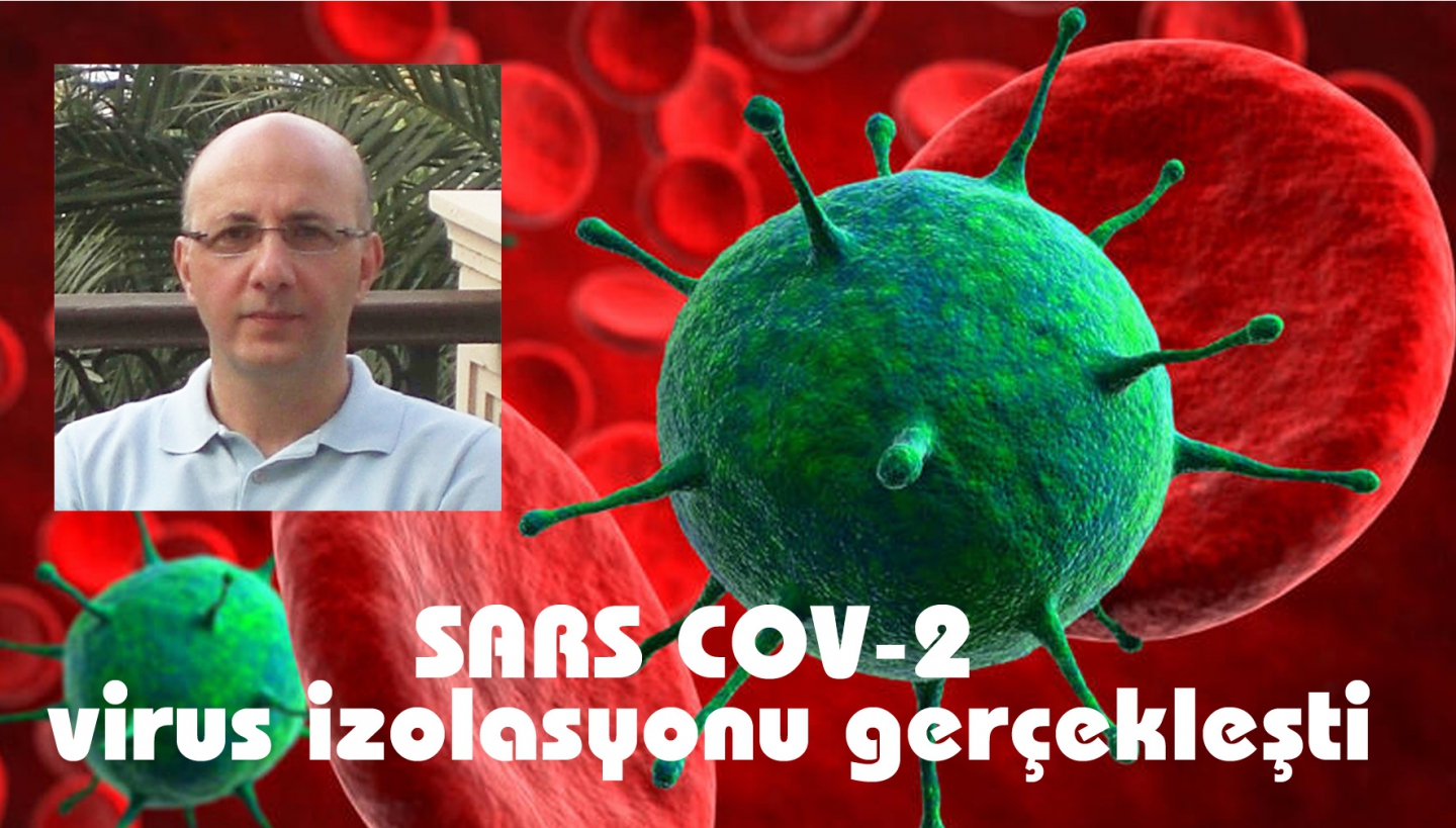 SARS COV 2 virus izolasyonu gerçekleşti